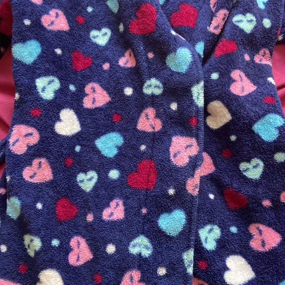 Blue Robe with Multicolor Hearts - Picture 2 of 5